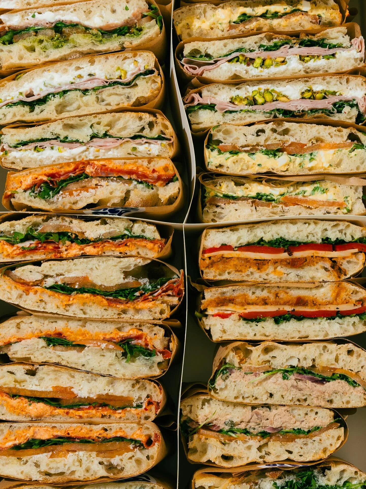 Takeaway sandwiches